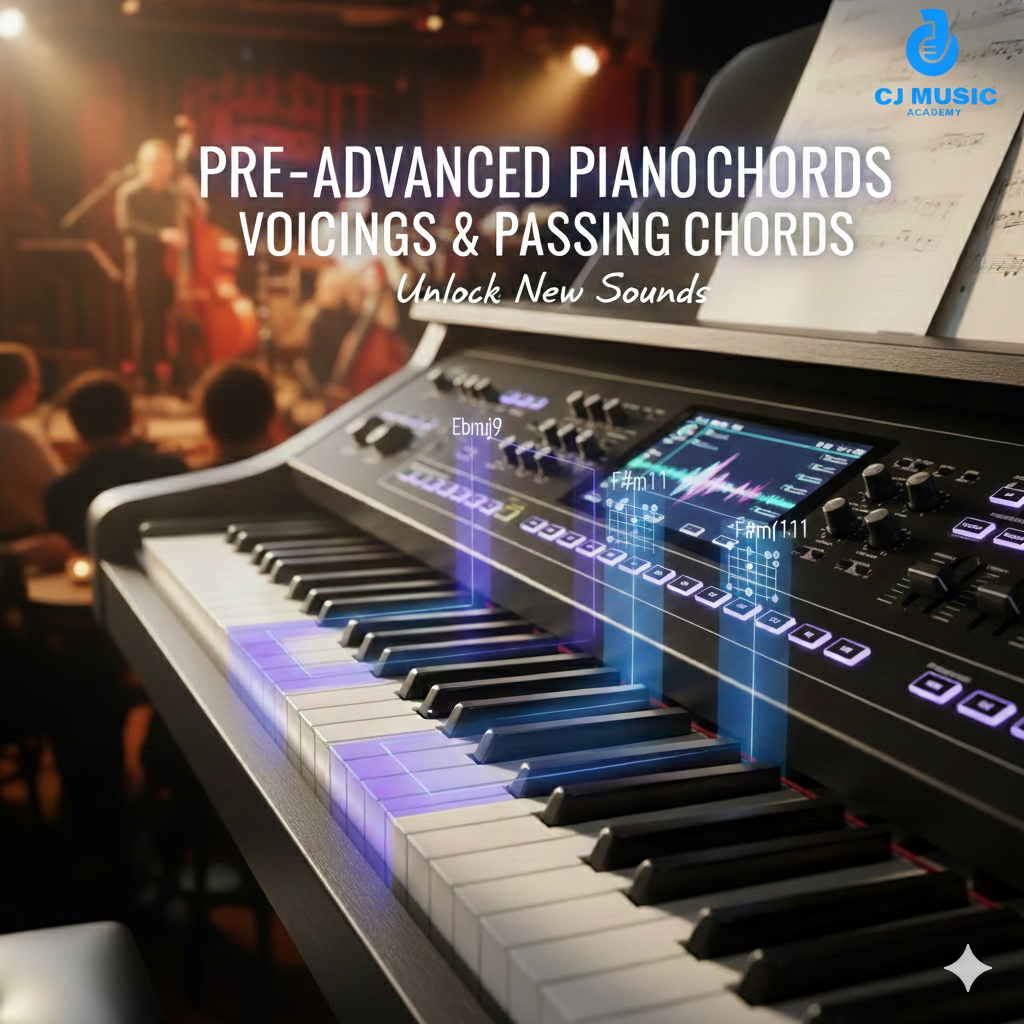 Pre advanced Chord voicings and passing chords